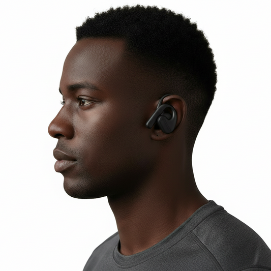 Open-Back Headphones Noise Reduction Earphones for Sports Running Swimming